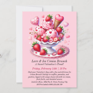 Invitación Brunch de amor y hielo