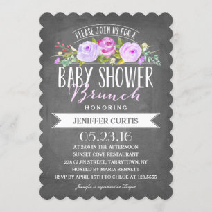 Invitación Brunch de Baby Shower