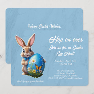 Invitación Brunch de búsqueda de huevos de Pascua Salta sobre