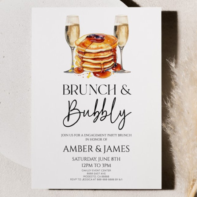 Invitación Brunch de champagne y brunch (Subido por el creador)