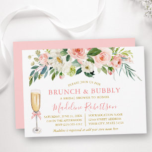 Invitación Brunch de Desayuno y Almuerzo para Despedida de So