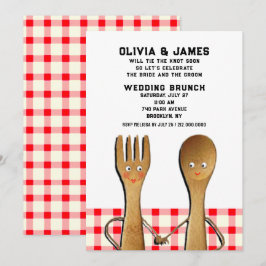 Invitación Brunch de ducha de bodas