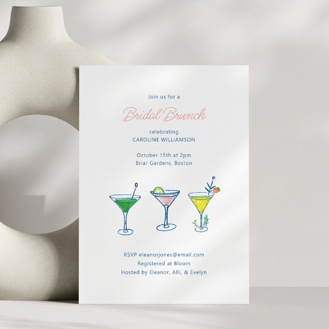 Invitación Brunch de Novia Celebración de Cóctel Shower Mimos (Subido por el creador)