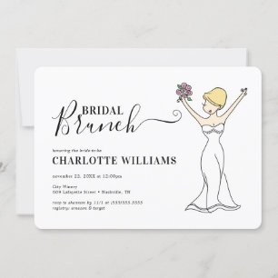 Invitación Brunch de novias de Avatar de personalizable   Pel