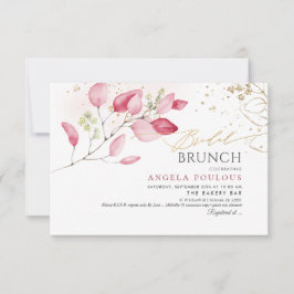 Invitación Brunch de novias de PixDezines Rubor Gum Eucalyptu