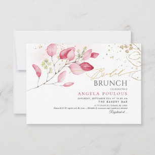 Invitación Brunch de novias de PixDezines Rubor Gum Eucalyptu