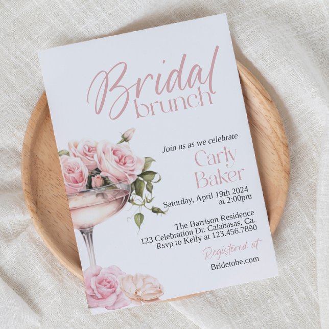 Invitación Brunch de novias, ducha de novias, (Subido por el creador)