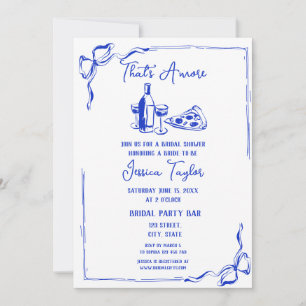 Invitación Brunch de novias francés de mano dibujado que es A