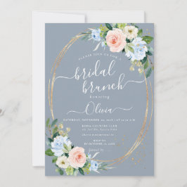 Invitación Brunch de novias para Rosas azul rosado de ArtsApp