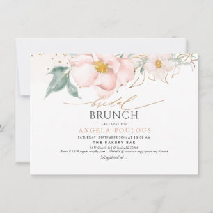 Invitación Brunch de novias para Rosas individuales de color
