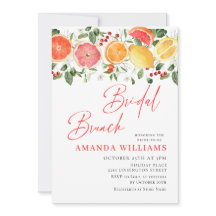 Brunch de novios de corte floral brillante festivo