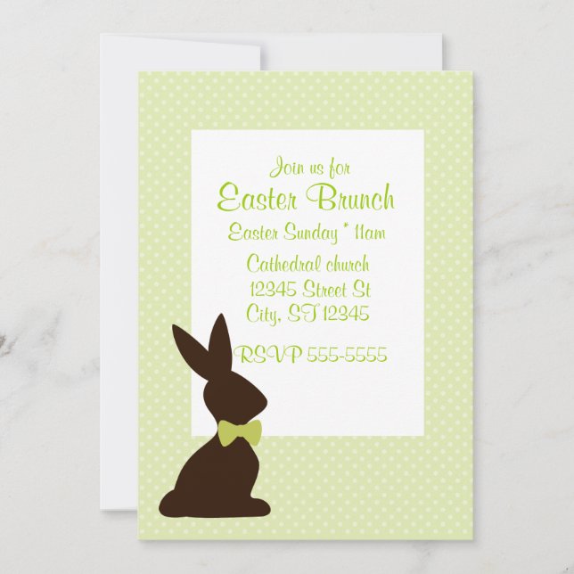 Invitación Brunch de Pascua (Anverso)