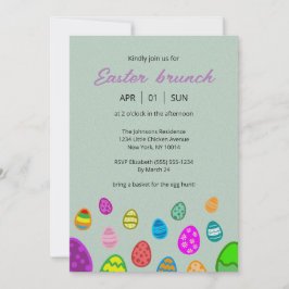 Invitación Brunch de Pascua