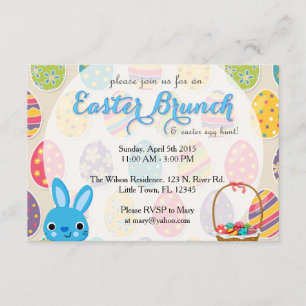 Invitación Brunch de Pascua