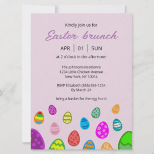 Invitación Brunch de Pascua
