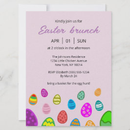 Invitación Brunch de Pascua