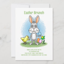 Brunch de Pascua con el conejo de Pascua