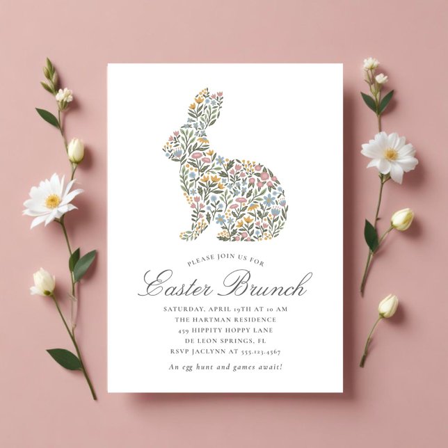 Invitación Brunch de Pascua de bonito (Subido por el creador)