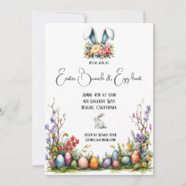 Invitación Brunch de Pascua de bonito
