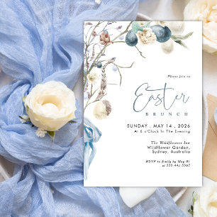 Invitación Brunch de Pascua de búsqueda de huevos moderna