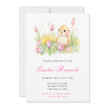 Brunch de Pascua de Pollito de Primavera