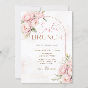 Invitación Brunch de Pascua de Primavera