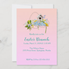 Invitación Brunch de Pascua de Primavera