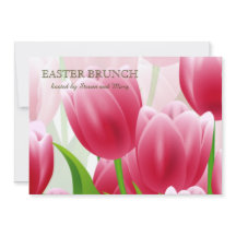 Brunch de Pascua de Primavera Tulips Personalizado