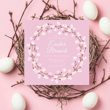 Brunch de Pascua de Sauce Llora Cute Rosa