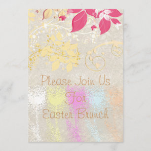 Invitación Brunch de Pascua del tulipán