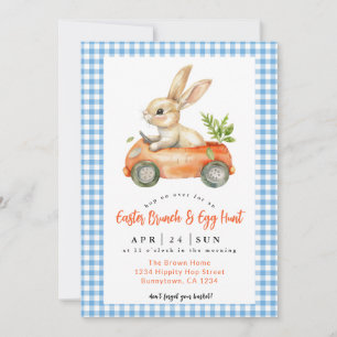 Invitación Brunch de Pascua y caza de huevos