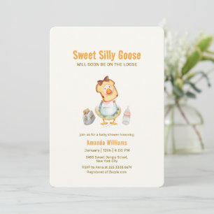 Invitación Brunch de Shower de Bebé Silvestre y Divertida Mam