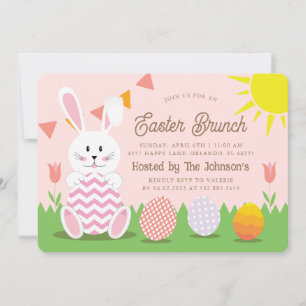 Invitación Brunch de vacaciones de Pascua