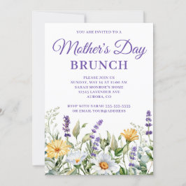 Invitación Brunch del Día de la Madre en la frontera acuática