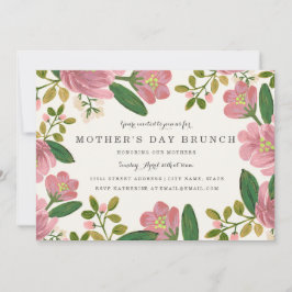 Invitación Brunch del Día de la Madre en Rubor Bouquet