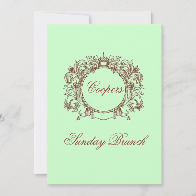 Invitación Brunch Dominical Invita (Anverso)