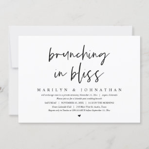 Invitación Brunch En Bliss, Post Boda Brunch