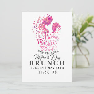 Invitación Brunch Feliz Día de la Madre