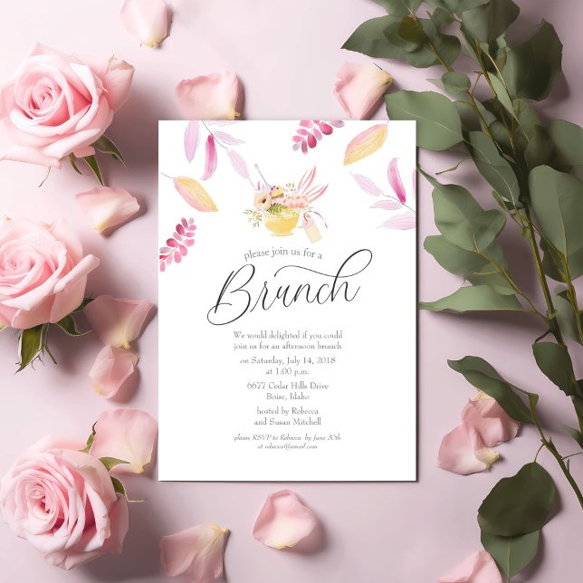 Invitación Brunch floral (Subido por el creador)