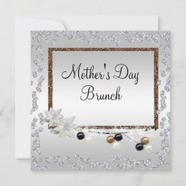 Invitación Brunch Framed Elegance del Día de la Madre
