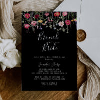Brunch multicolor de flores silvestres con ducha d