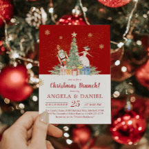 Brunch Navidades de acuarela de Nutcracker