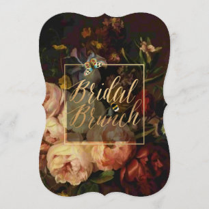 Invitación Brunch nupcial de PixDezines/Floral de vida fija