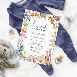 Invitación Brunch para baby shower