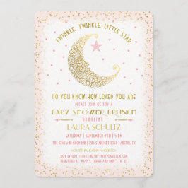 Invitación Brunch para Baby Shower de Twinkle Twinkle Little 