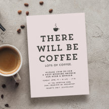 brunch post-boda adorable divertido tema del café 
