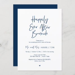 Invitación Brunch Post-boda, Feliz Desde Brunch Inv