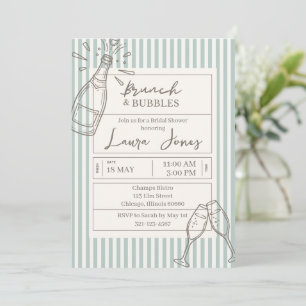 Invitación Brunch y Burbujas