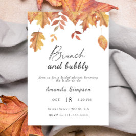 Invitación Brunch y cóctel de despedida de soltera