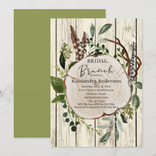 Invitación Brunéi bucal bucal rústico